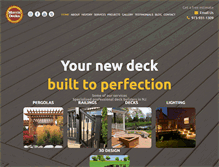 Tablet Screenshot of morrisdecks.com